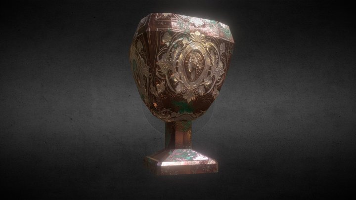 roman cup 1 3D Model