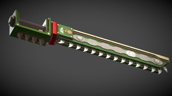 Chainsword warhammer 40k 3D Model