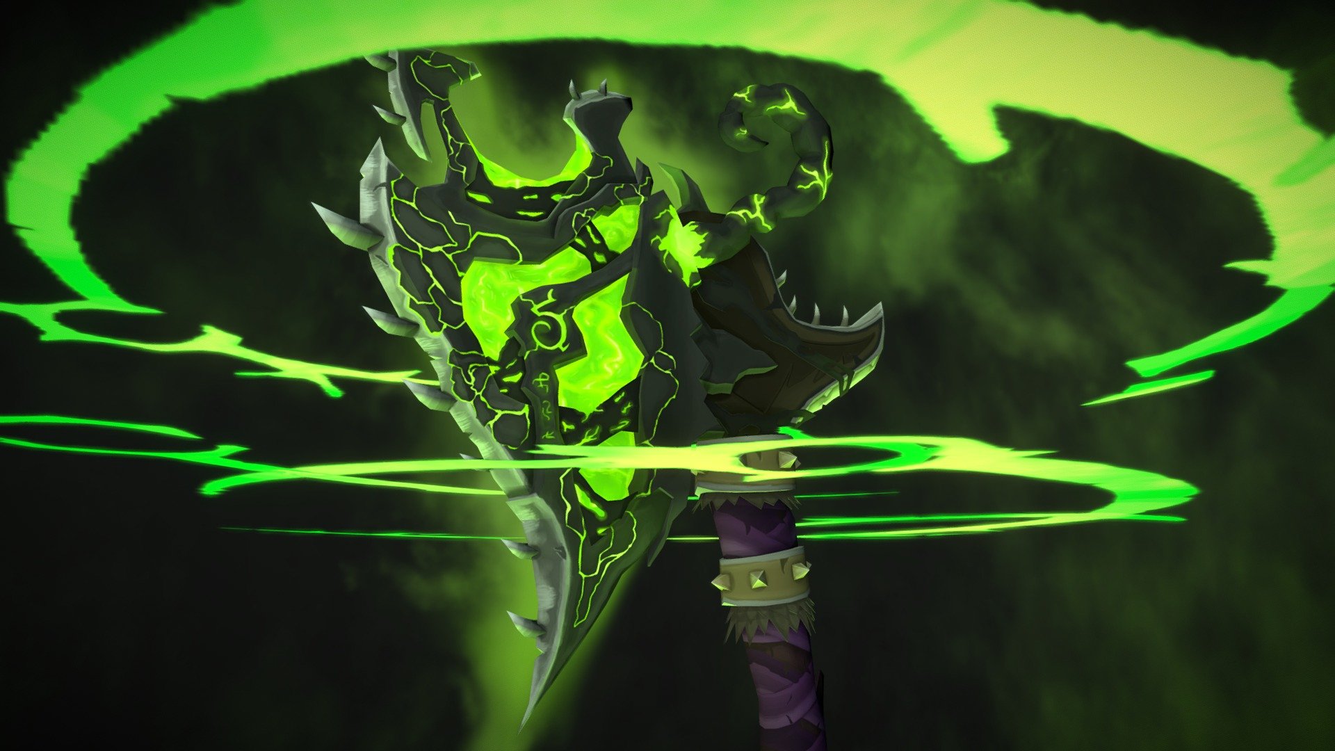Blazefury Curse of Sargeras - WoW Legion Weapon