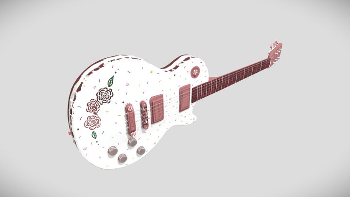Guitarta / Pastel Guitar 3D Model