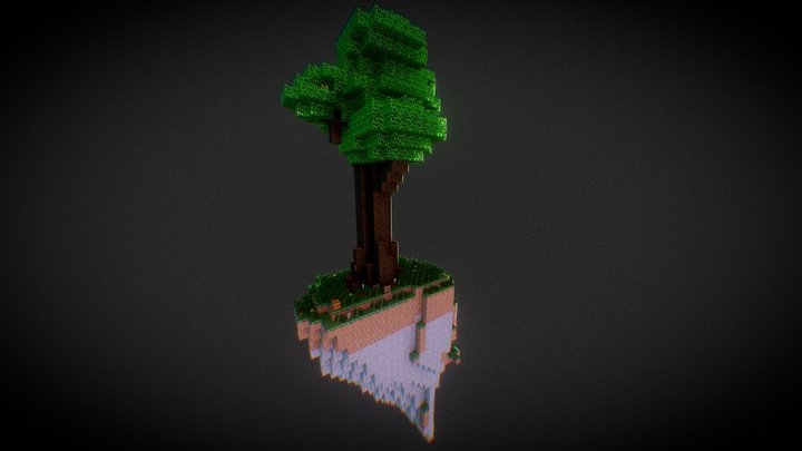 Isla Flotante de Reah 3D Model