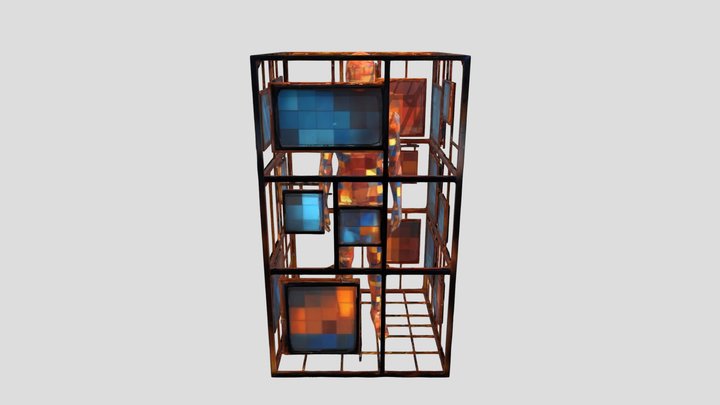 Prismatic Prison 3D Model