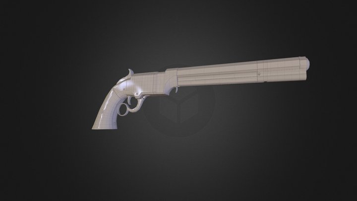 Volcanic gun 3D Model
