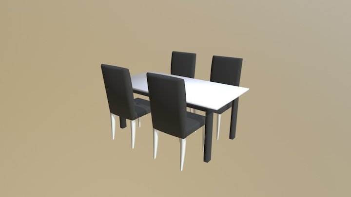 Dining Set 3D Model