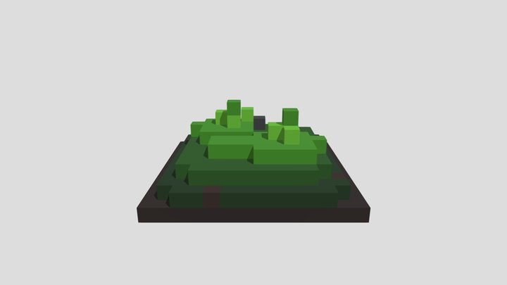 Thick Moss - Voxel 32x32 – Modèle 3D gratuit STL