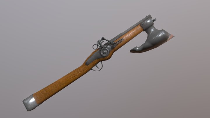 Axe-pistol – Modello 3D gratuito STL