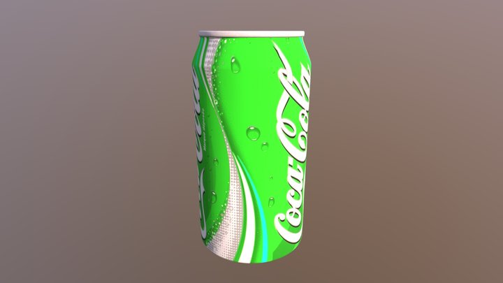 Green Can 3D Model