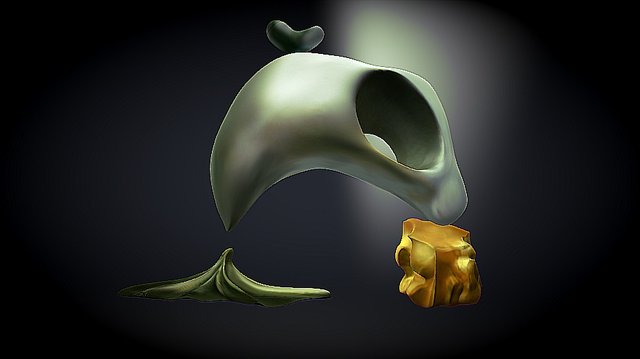 Vestigio Los Mundos de Dalí 3D Model
