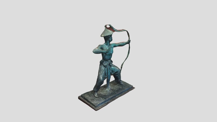 Mongolian Dancer 3D Model