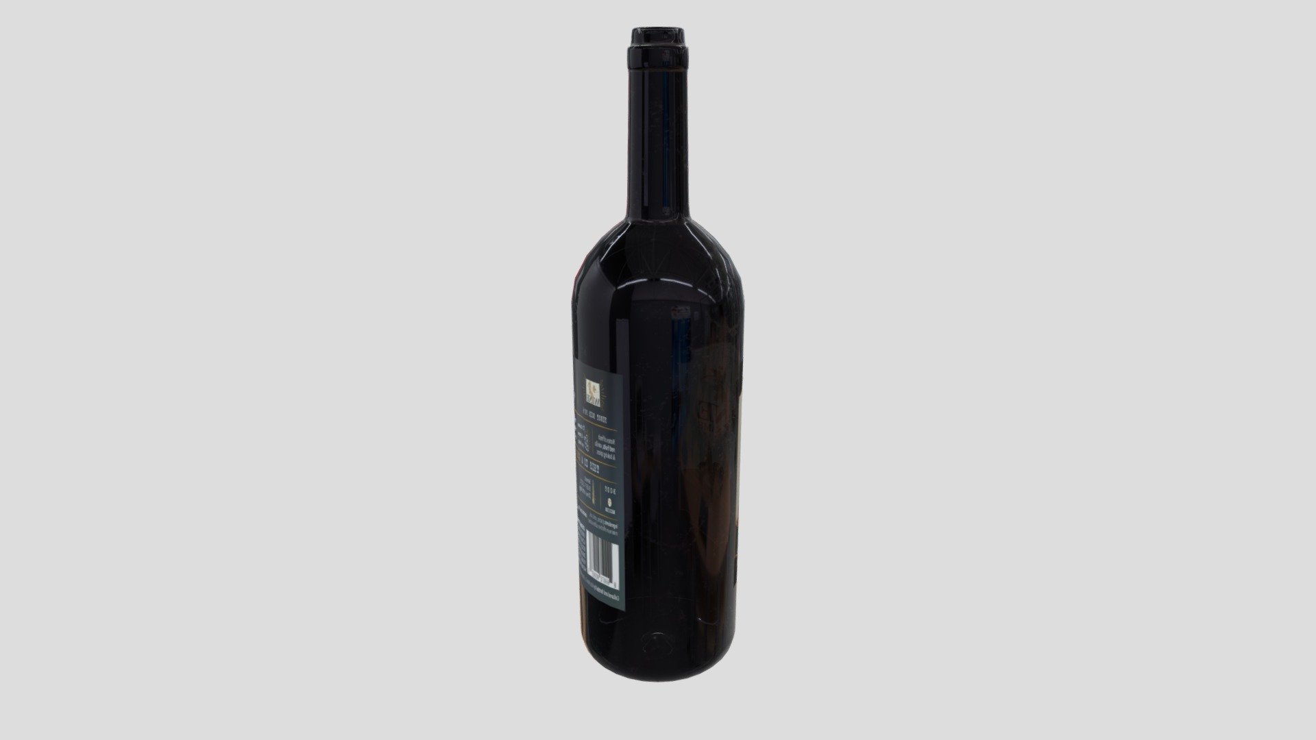 Empty Bottle Wine Download Free 3D model by aurelkillers1 [ba96d71