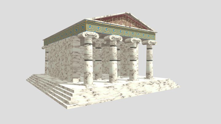 Fantasy Temple of Athena Nike 3D Model