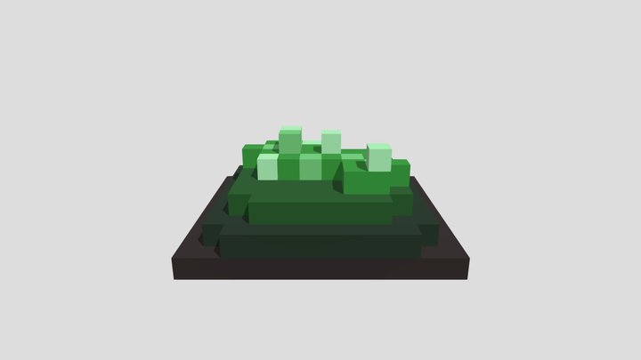 Shiny Moss - Voxel 32x32 – Modèle 3D gratuit STL