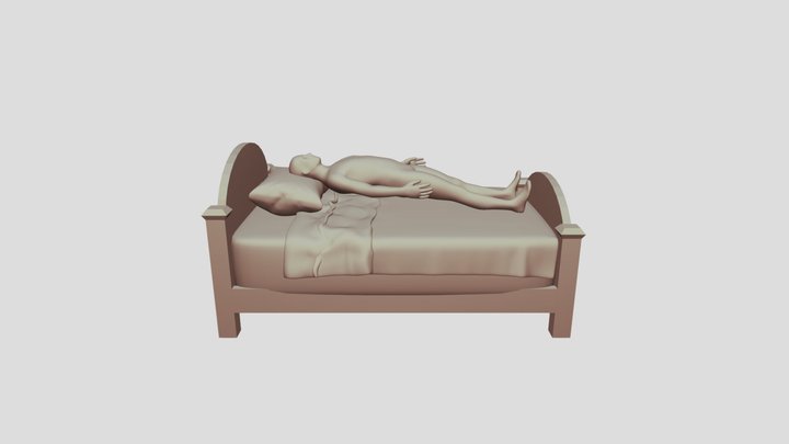 chăn ấm nệm êm 3D Model