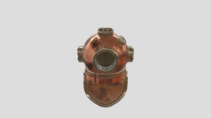 Diving Helmet 3D Model