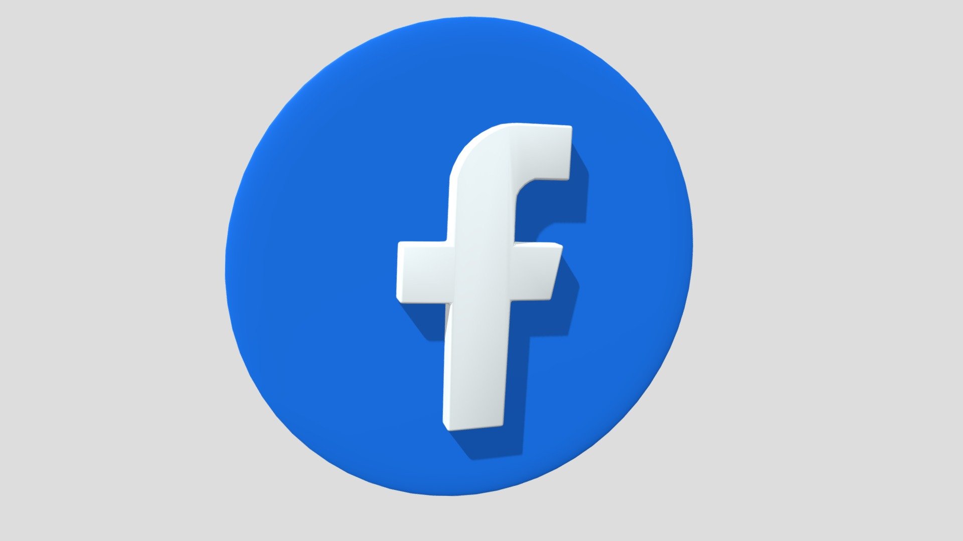 FaceBook 3D_icon Download Free 3D model by AlbertVictory (albert