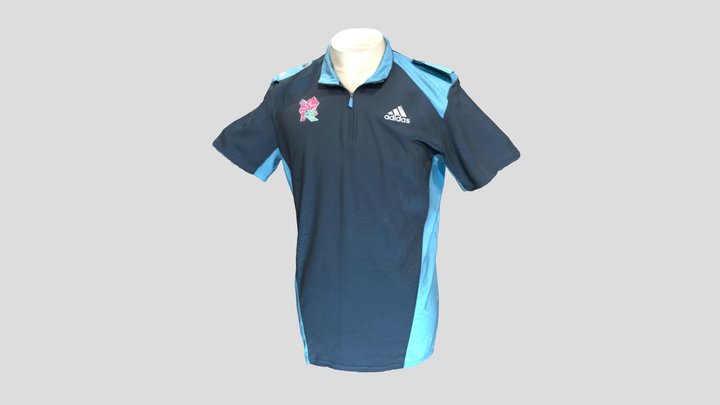 Dina Murdie London 2012 goalball referee top 3D Model