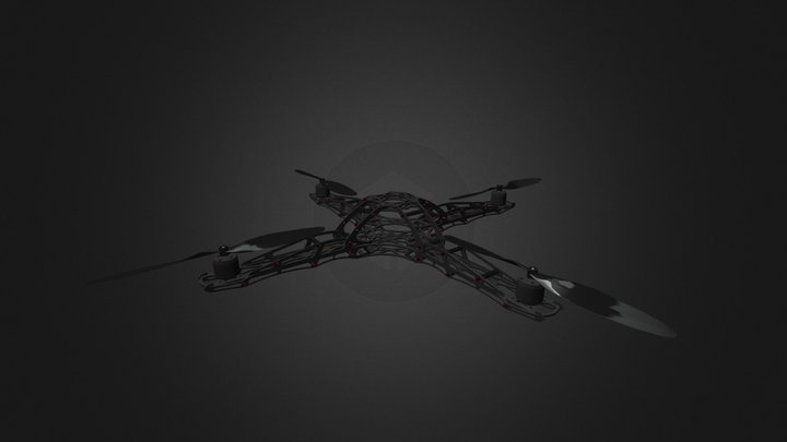 UAV Drones darkstar 3D Model