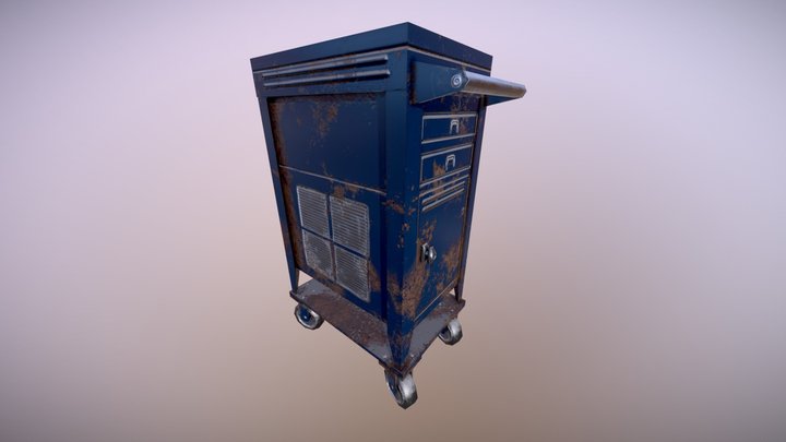 Tool Cart 3D Model