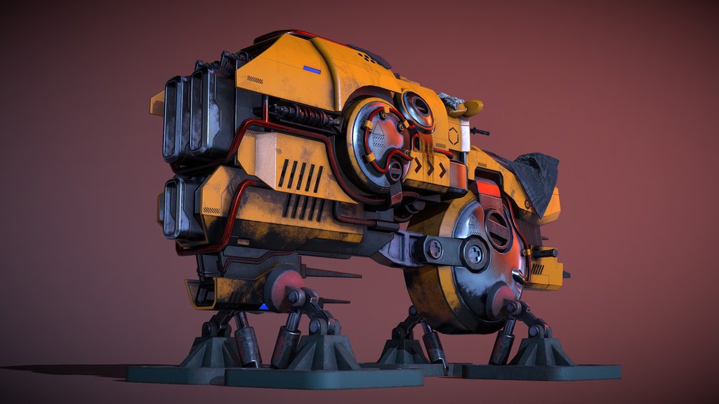 Sci-Fi Hoverbike (on service)