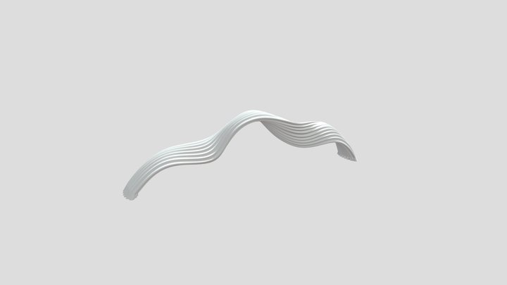 Curve mini Bench for asthetics – Kostenloses 3D-Modell STL