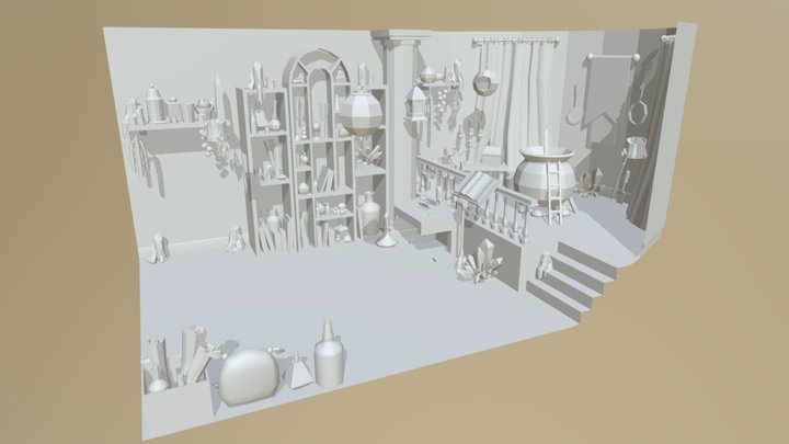 The Magician's Apprentice - Kitchen 3D Model