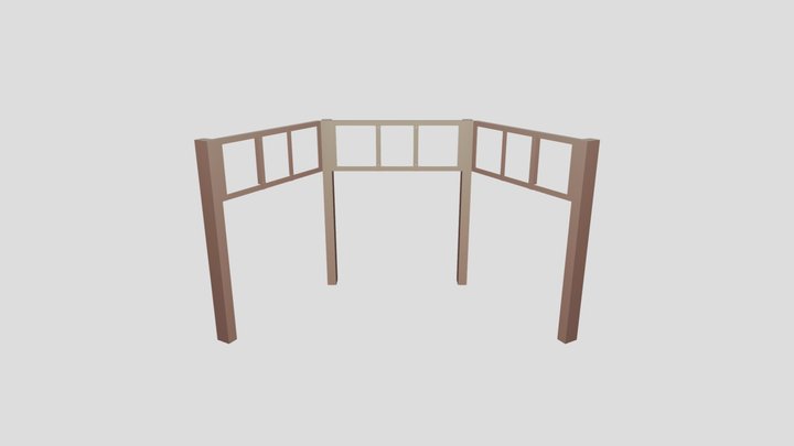 MonitorStand 3D Model