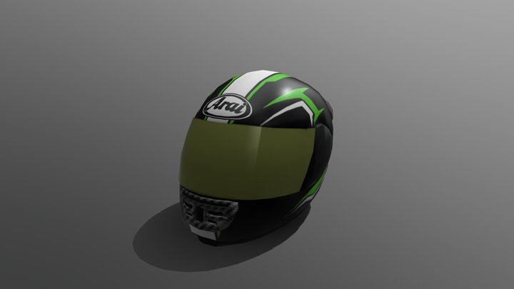 Casco Arai 3D Model