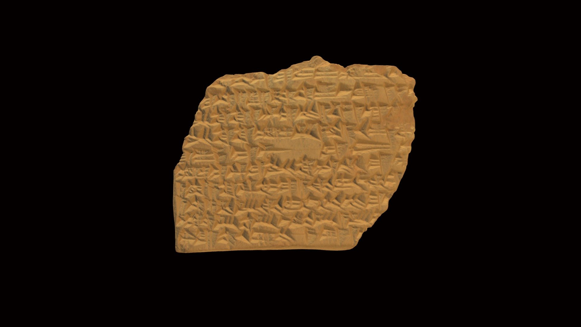 Cuneiform Tablet HMANE1893.5.20 - 3D model by Harvard Museum of the ...