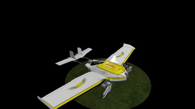 VTOL UAV Concept 3D Model