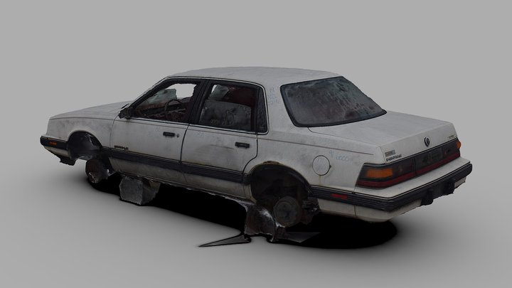 Pontiac 6000 (Raw Scan) – Gratis 3D-model STL