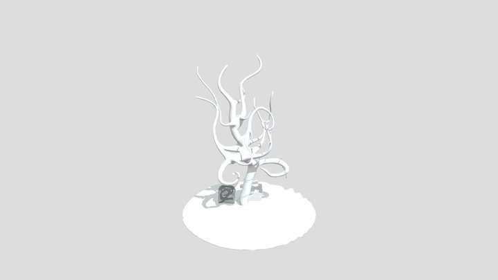 Gothic xmas tree 3D Model