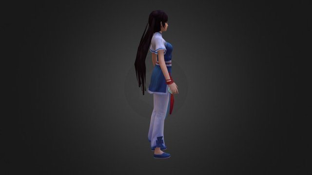 3d版赵灵儿 3D Model