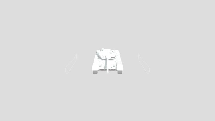 Soviet tank T-72 (Free) 3D Model