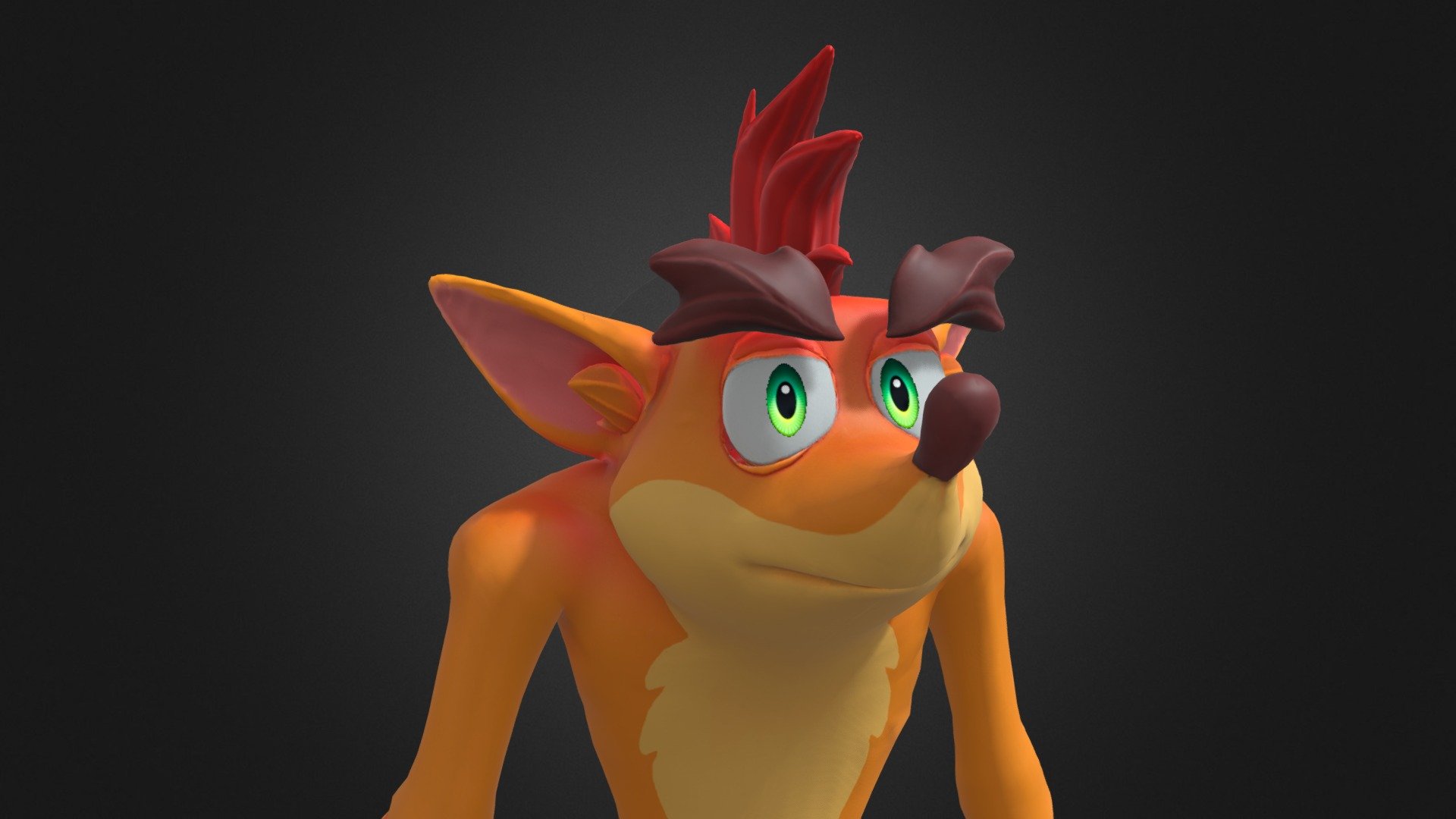 Crash Bandicoot 3D model by rquesadleo [ba9eff6] Sketchfab