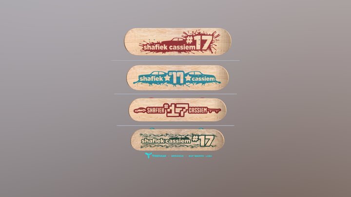 Skateboard_Design__shakief_cassiem 3D Model