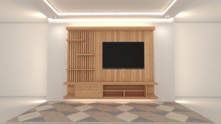 TV Cabinet 02 3D Model