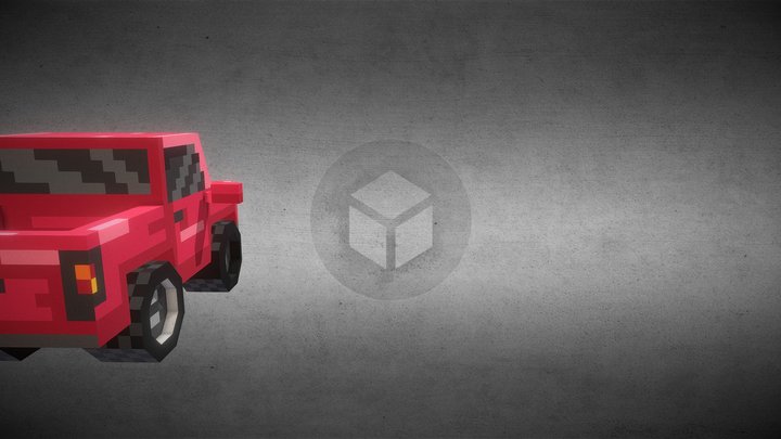 Camioneta-lowpoly 3D Model