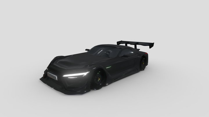 AI generated - GR GT Concept – Modello 3D gratuito STL