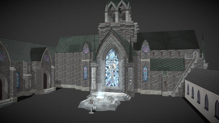Church - Environmental Asset 3D Model