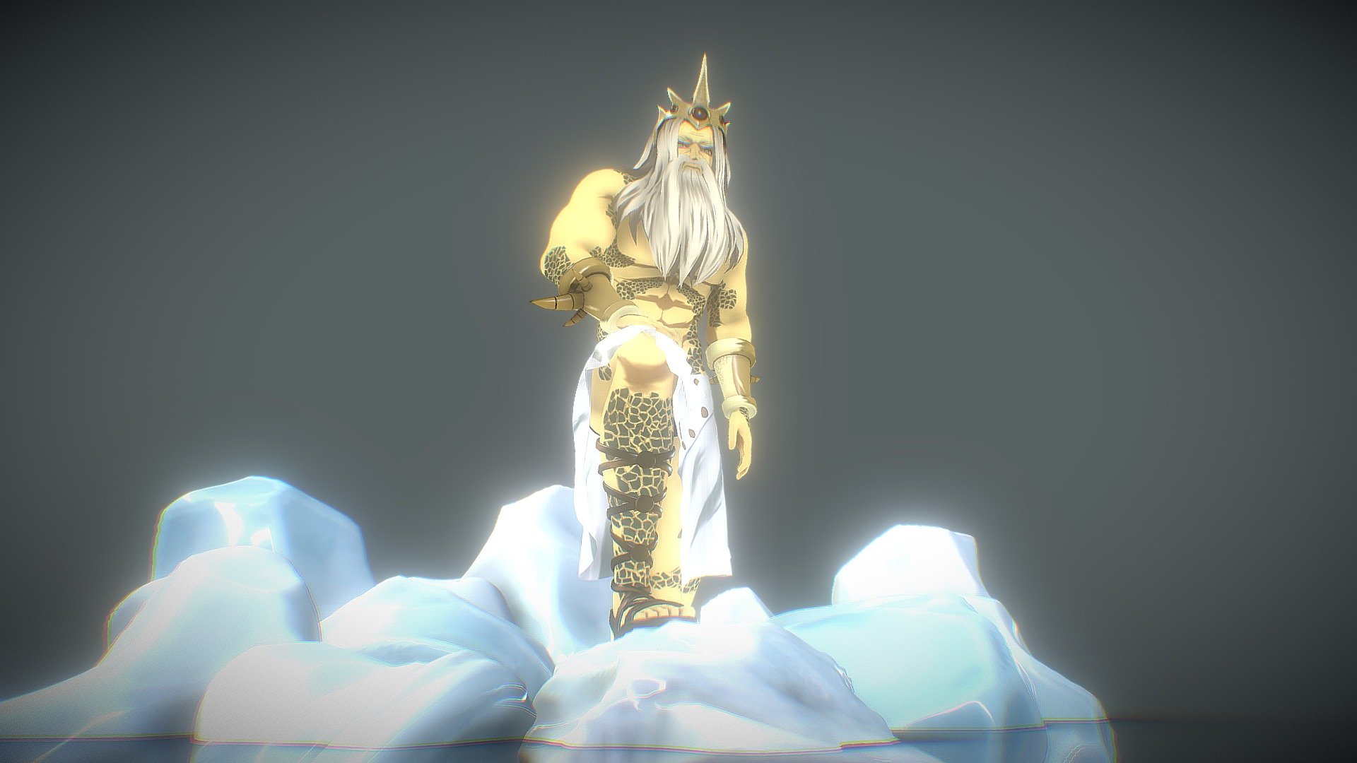 Poseidon Buy Royalty Free 3d Model By 3d Figures 3dfigures Baa1853 Sketchfab Store 9507