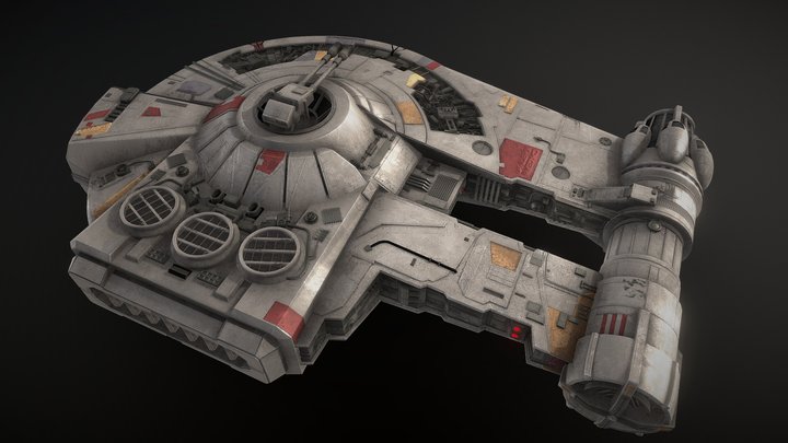 Outrider - YT-2400 light freighter 3D Model