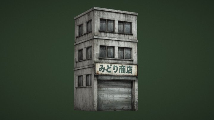 Old Japanese Store | Lowpoly
