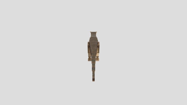 tiranosaurio Jurassicraft 3D Model