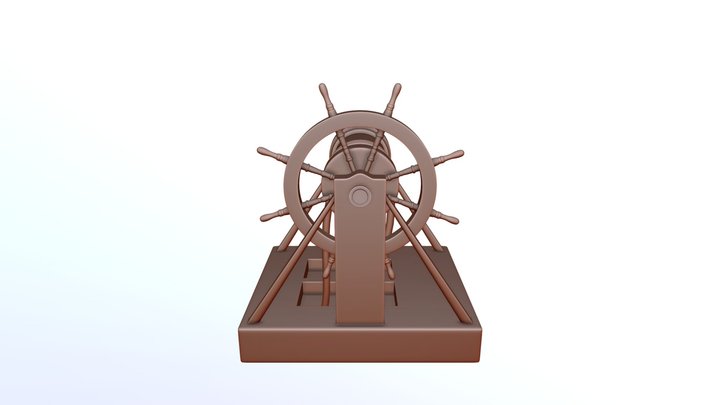 Boat Helm 3D Model