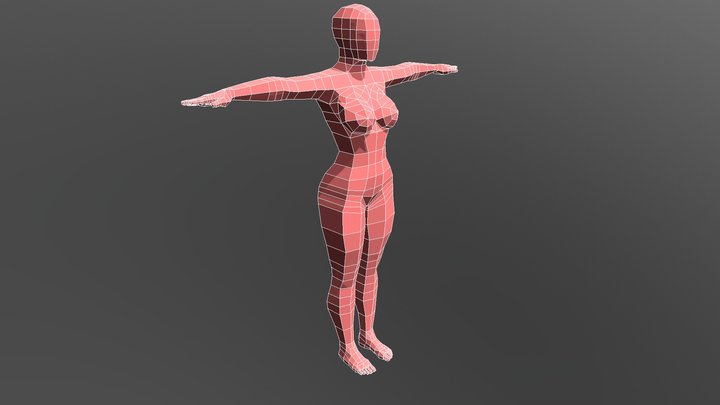 Female Base 001 3D Model