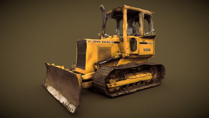 Bulldozer Photogrammetry 3D Model