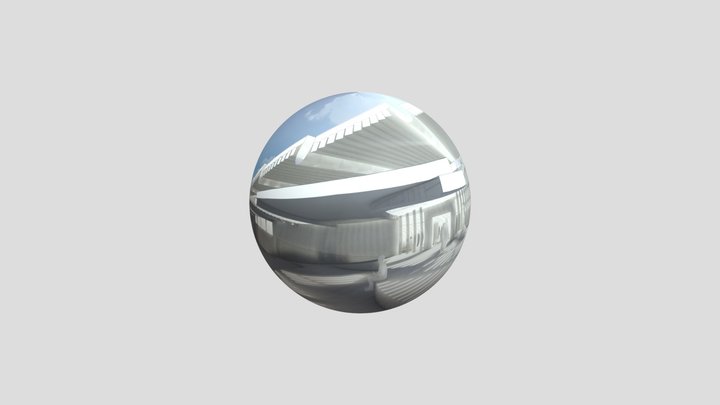 Inverse Pano Sphere 3D Model