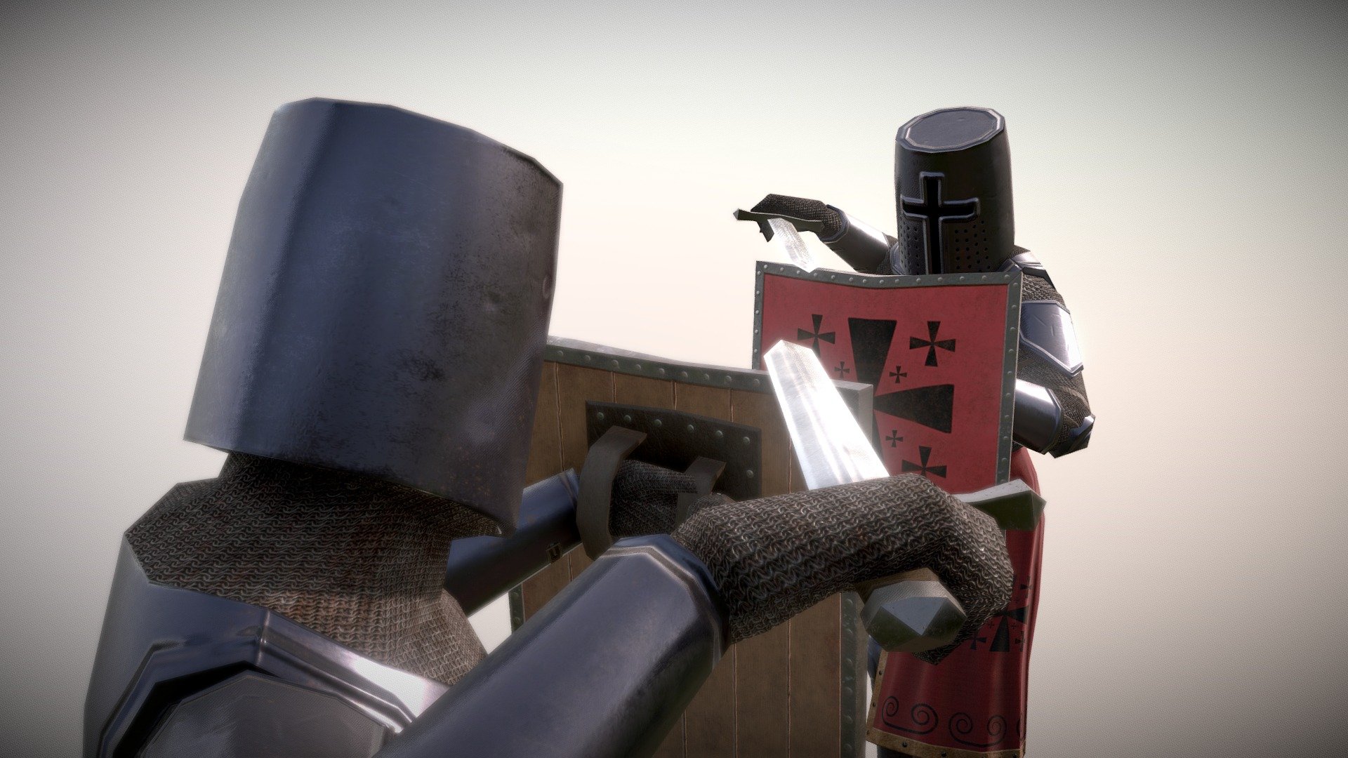 (Game-ready Free) Knight Templar