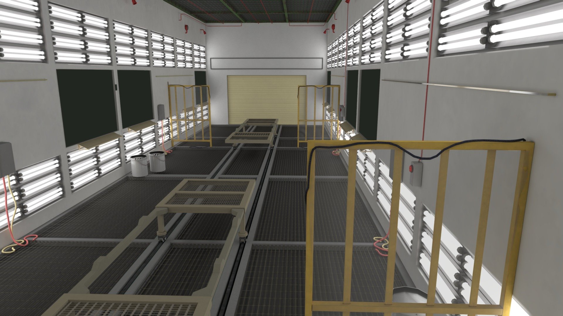 Painting Room Low Poly 3D model by martindafr [baa6e96] Sketchfab