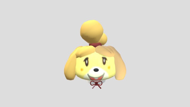 Isabelle Blockout 3D Model